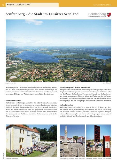 Urlaubsmagazin Niederlausitz 2012