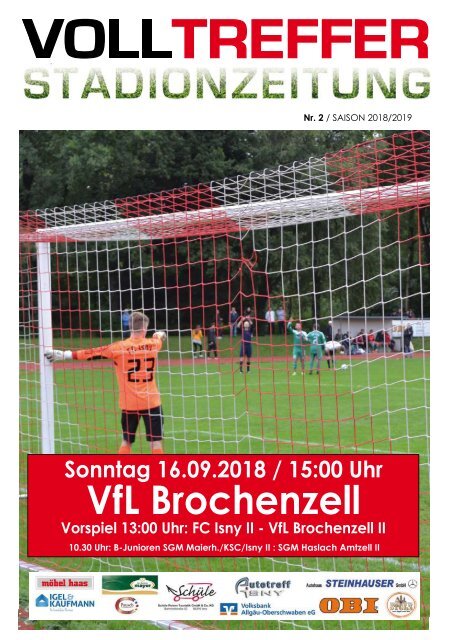 2. Ausgabe Stadionzeitung 2018/19