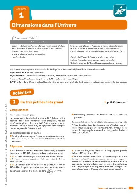 Chapitre 1 Dimensions Dan