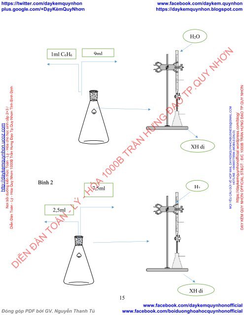 BÁO CÁO THỰC HÀNH MÔN HÓA LÝ ĐẦY ĐỦ CÁC BÀI