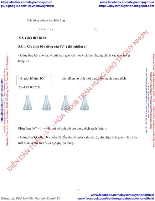 BÁO CÁO THỰC HÀNH MÔN HÓA LÝ ĐẦY ĐỦ CÁC BÀI