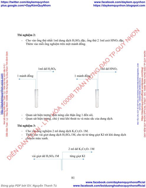 BÁO CÁO THỰC HÀNH MÔN HÓA LÝ ĐẦY ĐỦ CÁC BÀI