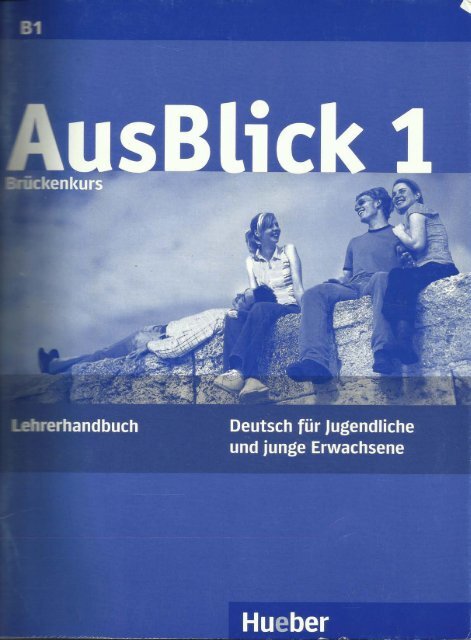 AusBlick 1. Lehrerhandbuch
