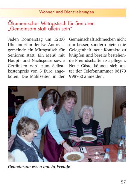 Eschborner Wegweiser für Senioren