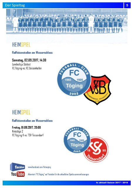 "fc aktuell" Saison 2017-18 Ausgabe 5