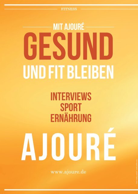 AJOURE´Magazin Oktober 2018