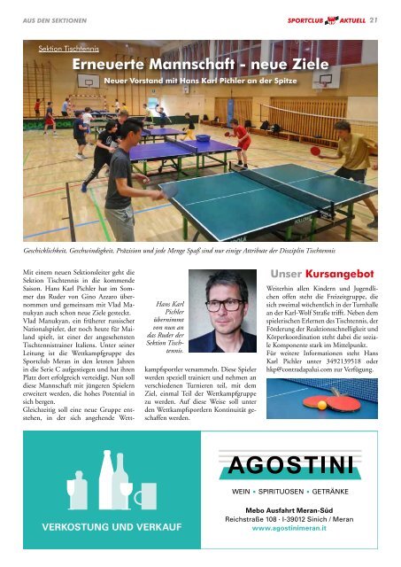 Sportclub Aktuell - Ausgabe September 2018