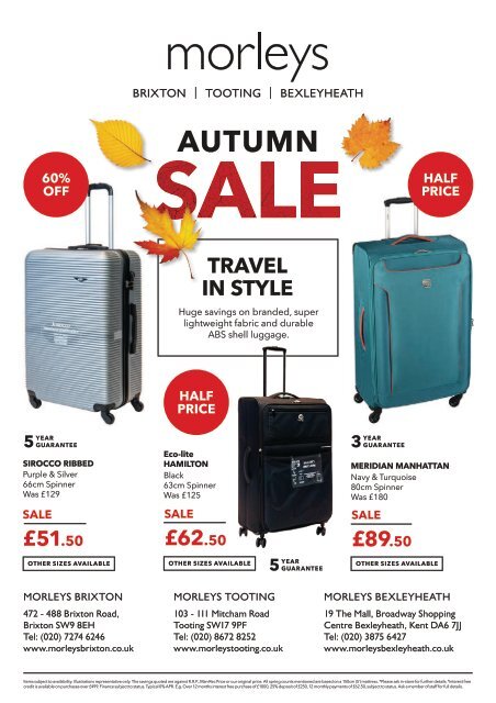 02925 Morleys Autumn Sale 2018 16pp A5_BRIXTON-BEXLEYHEATH 7