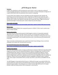 qPCR Reagents Market