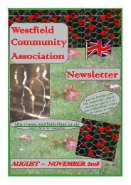 WCA NEWSLETTER 165w AUGUST 2018