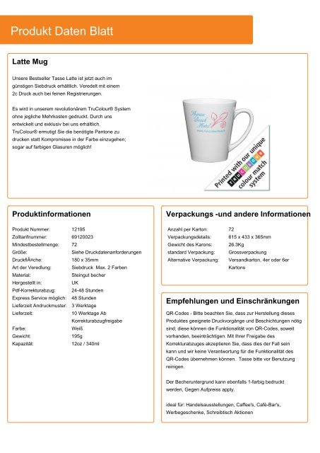 Werbetassen, Werbebecher, Kaffeebecher mit Druck als Werbemittel