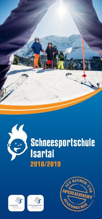 Schneesportschule Isartal Prospekt 2018/2019