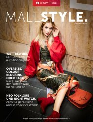 MALLSTYLE. Magazin - Herbst 2018