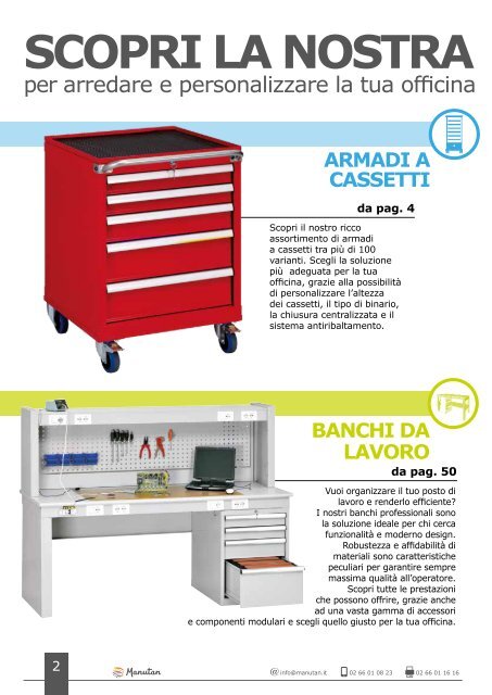 Arredamento tecnico e per officina