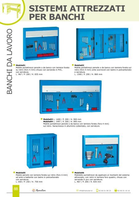 Arredamento tecnico e per officina