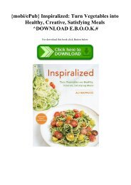 {mobiePub} Inspiralized Turn Vegetables into Healthy  Creative  Satisfying Meals ^DOWNLOAD E.B.O.O.K.#