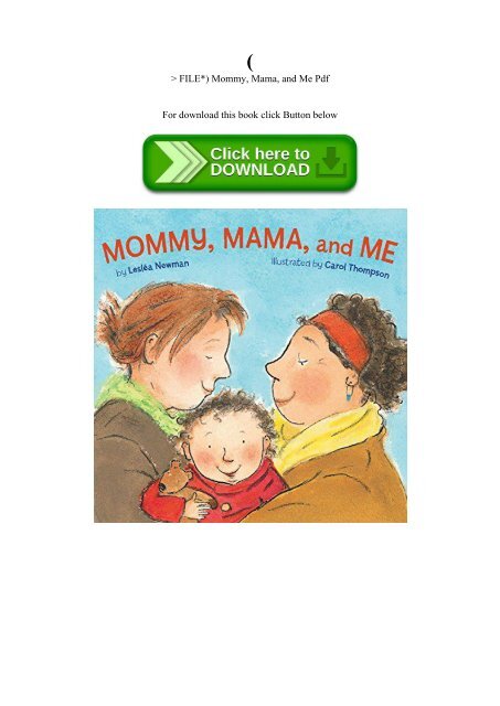 P D F File Mommy Mama And Me Pdf