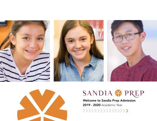 Sandia Prep Application Booklet - 2019-2020