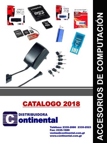 Catalogo Continental 2018 - Computo 