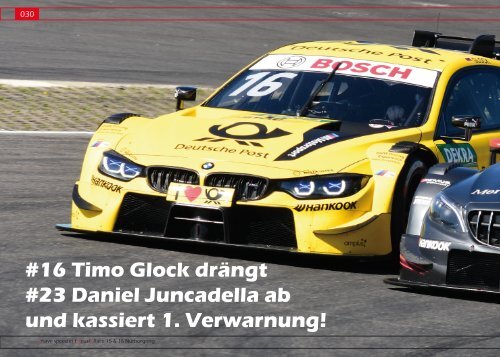 {have speed in f[ ]cus!} DTM 2018 Race 15 und 16 Nürburgring