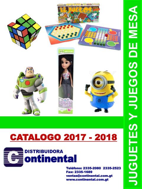 Catalogo Continental 2018 - Juegos y Juguetes