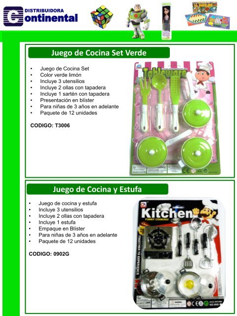 Catalogo Continental 2018 - Juegos y Juguetes