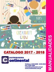Catalogo Continental Manualidades 2018