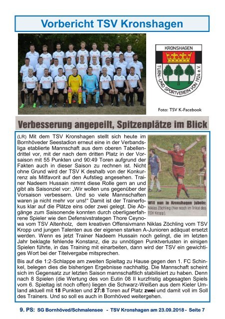 TSV  Stadionzeitung 4-18-TSVK-230918
