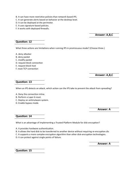 Best 210-260 Dumps to Pass CCNA Security 210-260 Exam Questions