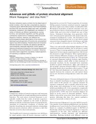 Advances and pitfalls of protein structural alignment - Albany