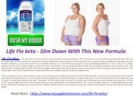 Life Flo keto - Slim Down With This New Formula