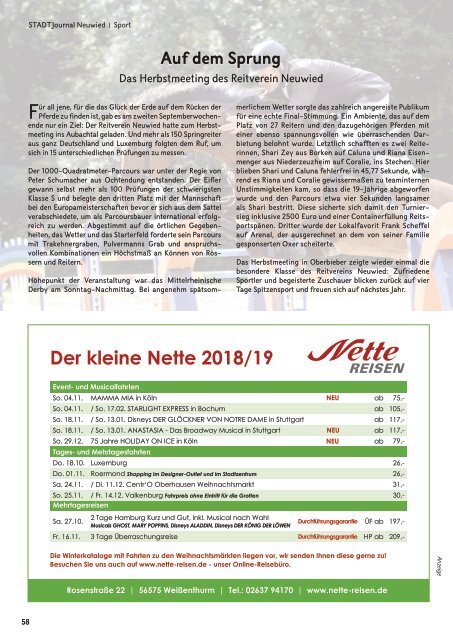 STADTJournal Neuwied September 2018