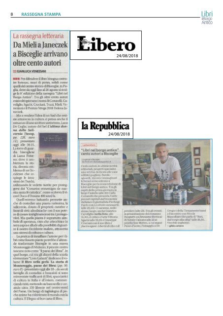 Rassegna Stampa LBA 2018