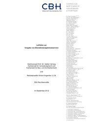 CORNELIUS BARTENBACH HAESEMANN & PARTNER Leitfaden ...