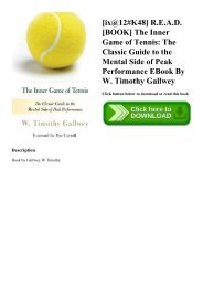 download the inner game of tennis pdf download the inner game of tennis pdf