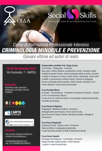 Criminologia Minorile