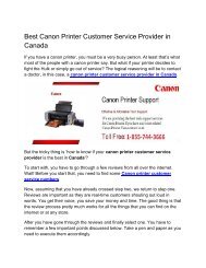 3. Best canon printer customer service-28-August-2018
