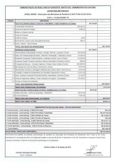 DRE 08 2018 - APSOL GREEN