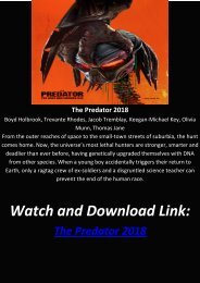 Streaming Full Movie The Predator 2018 HD-BLURAY FREE