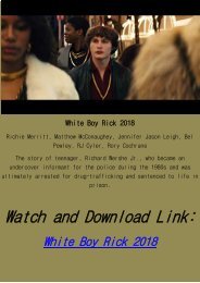 Streaming Full Movie White Boy Rick 2018 Online Free Download