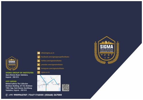 SIGMA GROUP OF INSTITUTES BROCHURE 2018