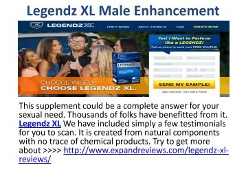 Legendz XL Male Enhancement Pills