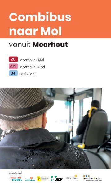 Combibus naar Mol vanuit Meerhout of Zittaart