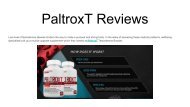 The Secret of PaltroxT