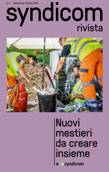 syndicom rivista N. 7 - Nuovi mestieri da creare insieme