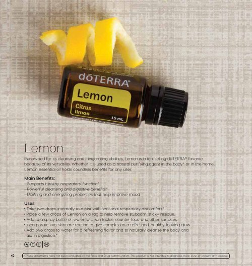 DoTERRA Product Brochure