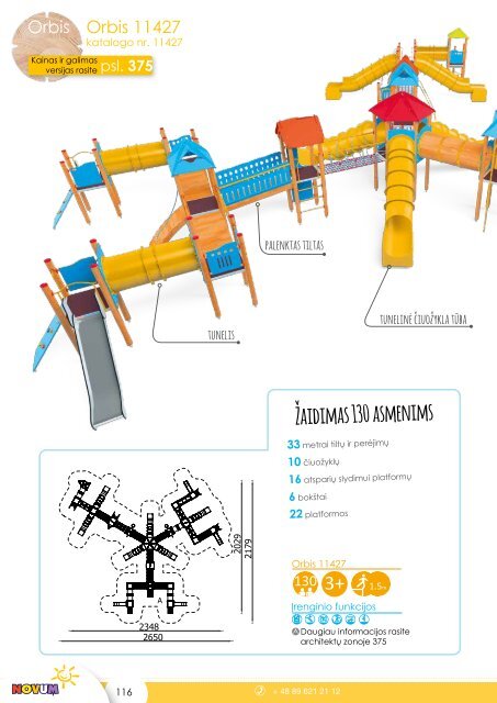 Žaidimų aikštelių katalogas NOVUM 2019