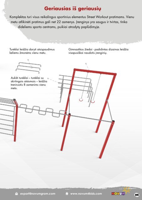 Žaidimų aikštelių katalogas NOVUM 2019