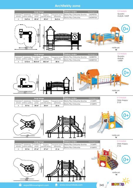 Žaidimų aikštelių katalogas NOVUM 2019