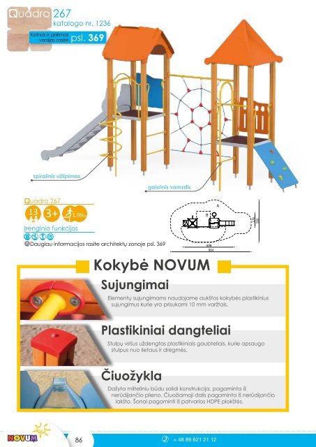 Žaidimų aikštelių katalogas NOVUM 2019